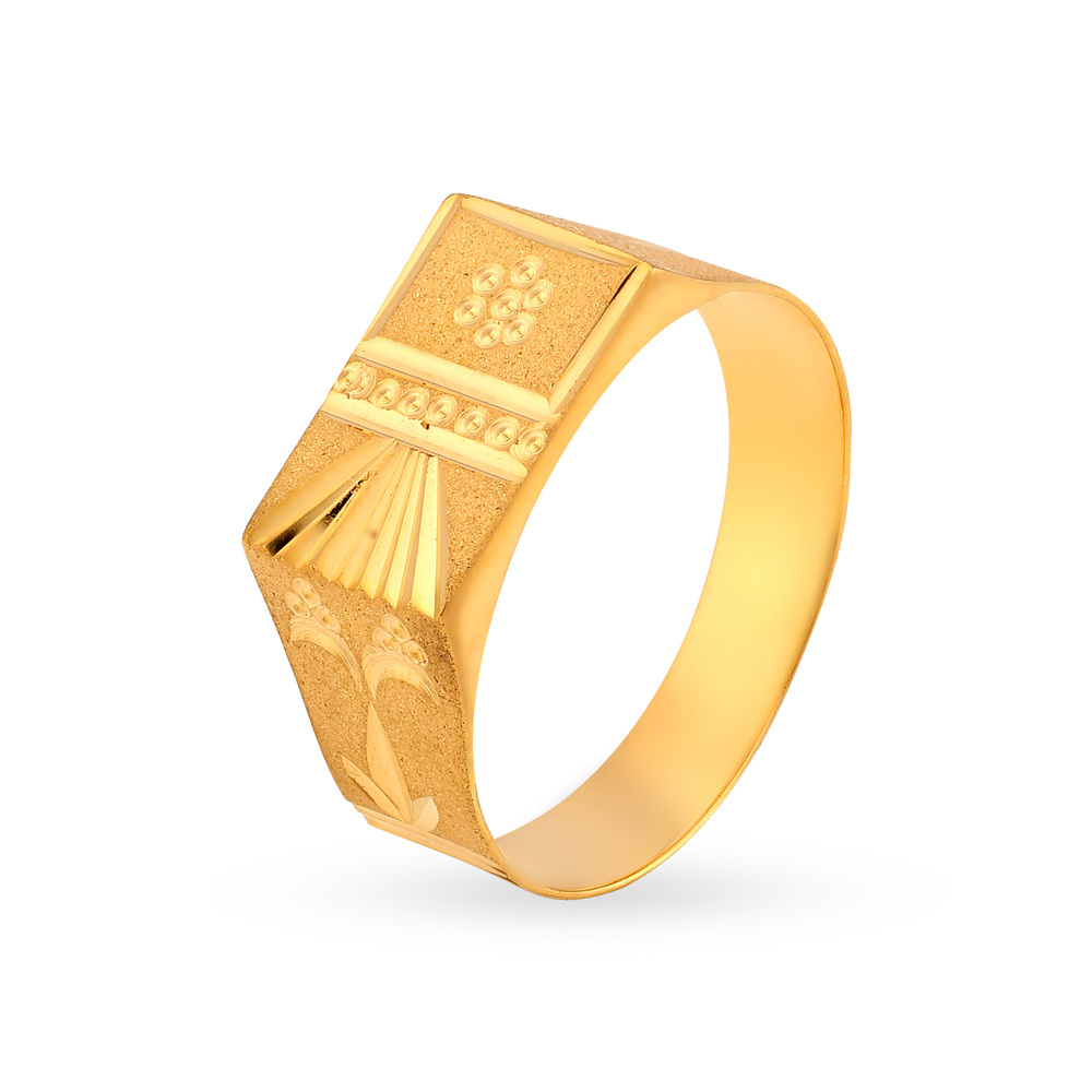 Buy Radiant Sunray Gold Ring at Best Price | Tanishq Singapore Online Store
